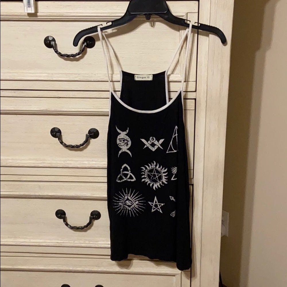 Black Mystic Tank Top